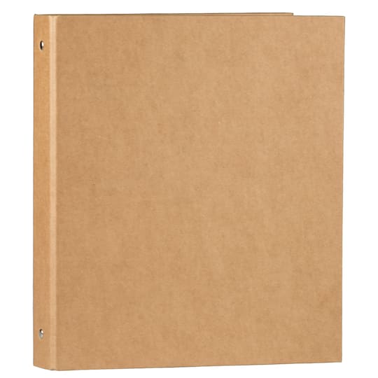 JAM Paper 1" Brown Kraft 3-Ring Binder